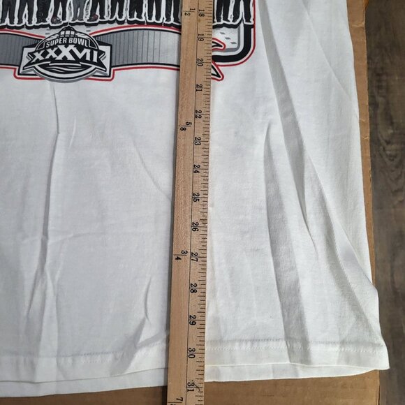 Super Bowl XXXVII Tampa Bay Buccaneers Champions Shirt NFL Players 2003 SZ LG - Picture 7 of 12